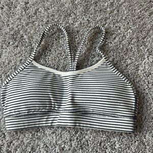 Lululemon striped sports bra with padding